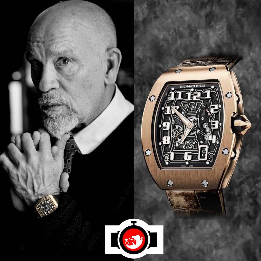 actor John Malkovich spotted wearing a Richard Mille RM 67-01