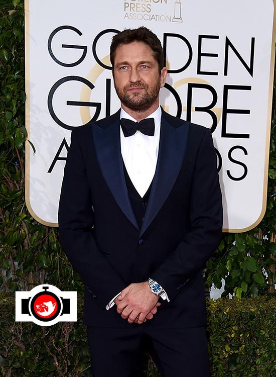 actor Gerard Butler spotted wearing a Bulgari 