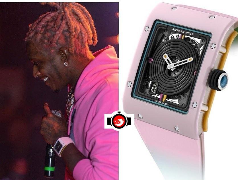 rapper Young Thug spotted wearing a Richard Mille RM16-01