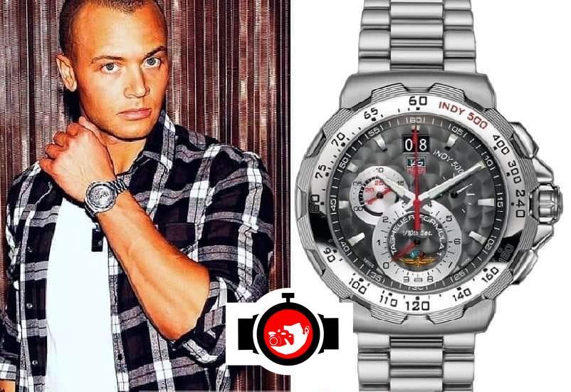rapper Kriss spotted wearing a Tag Heuer 