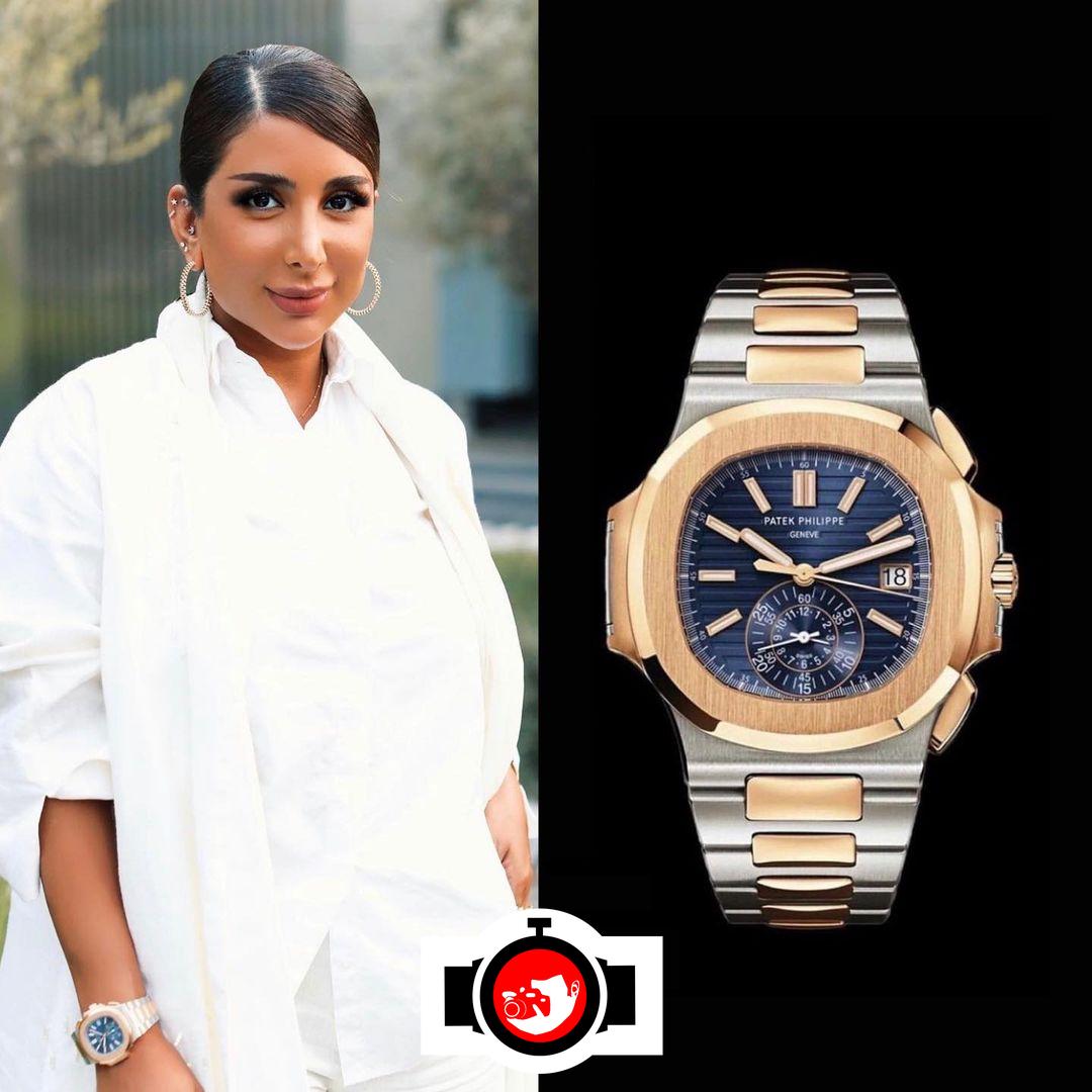 designer Mariam AlYassi spotted wearing a Patek Philippe 5980/1AR-001