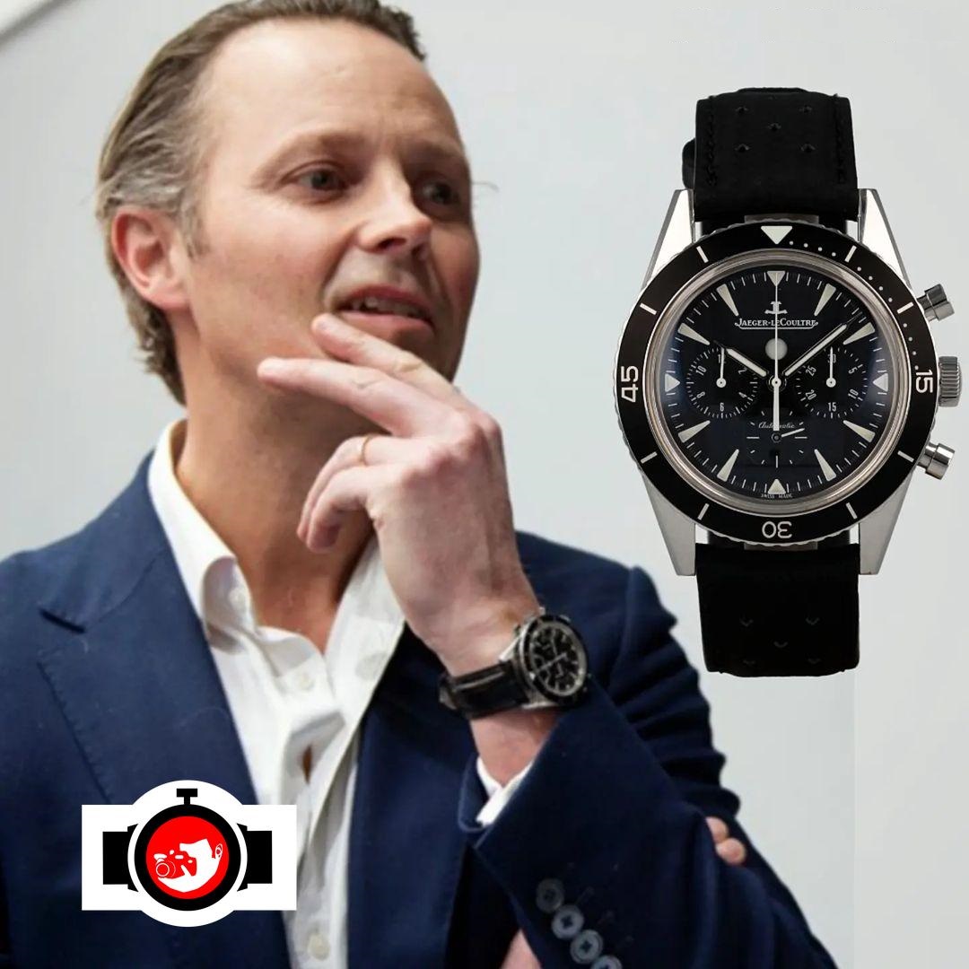 business man Thomas Wilhelmsen spotted wearing a Jaeger LeCoultre 