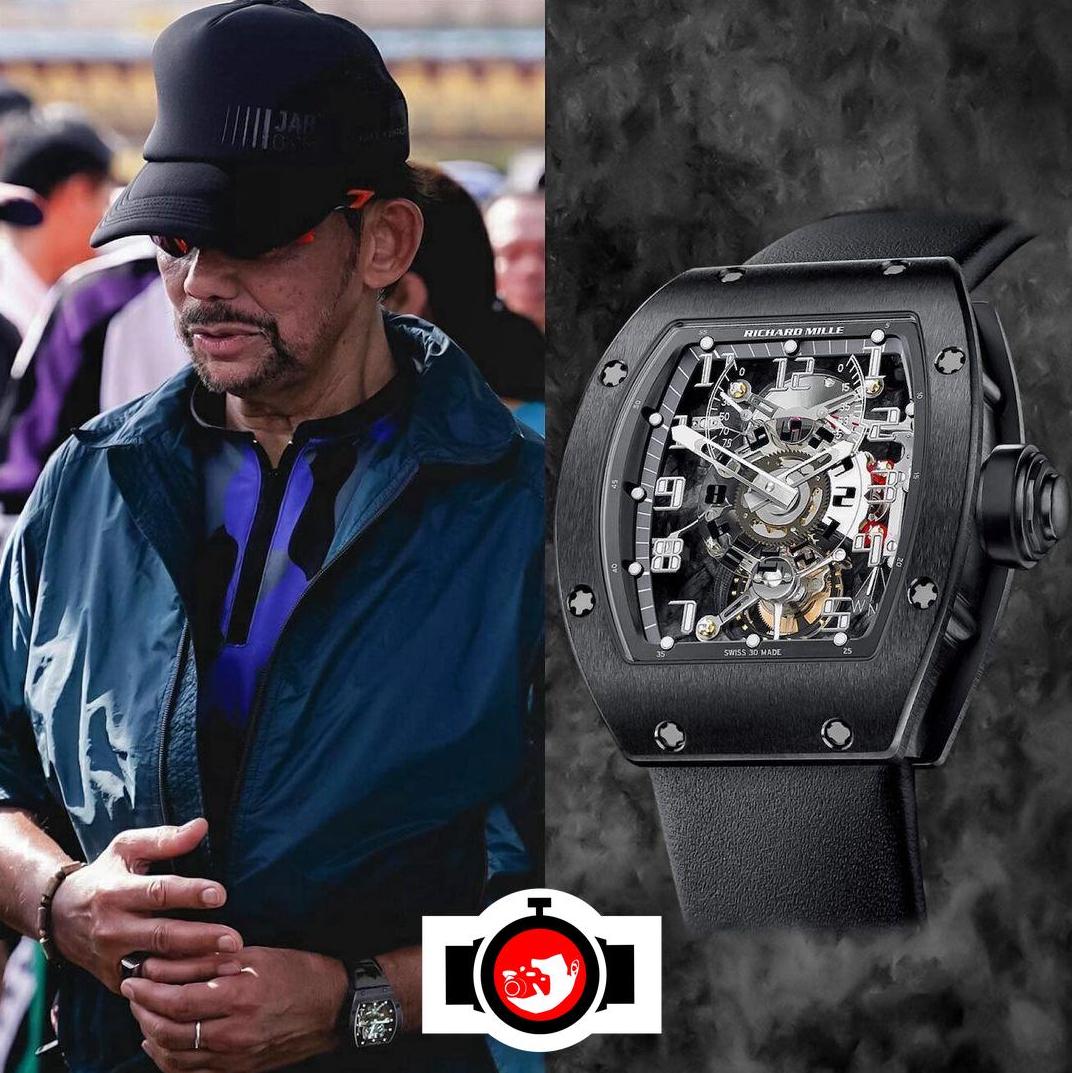 royal Hassanal Bolkiah spotted wearing a Richard Mille RM003