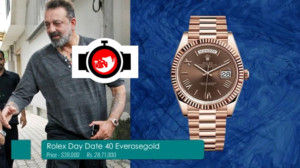 Sanjay Dutt's Rolex Day-Date 40 Everose Gold: A Watch that Defines Luxury