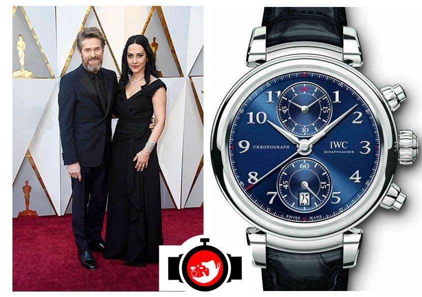 actor Willem Dafoe spotted wearing a IWC 