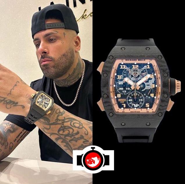 singer Nicky Jam spotted wearing a Richard Mille RM04