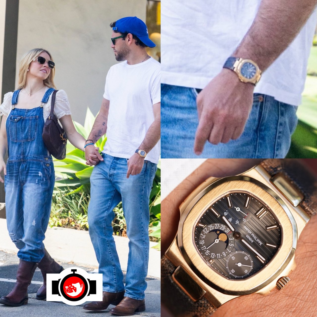 entrepreneur Scooter Braun spotted wearing a Patek Philippe 5712R-001
