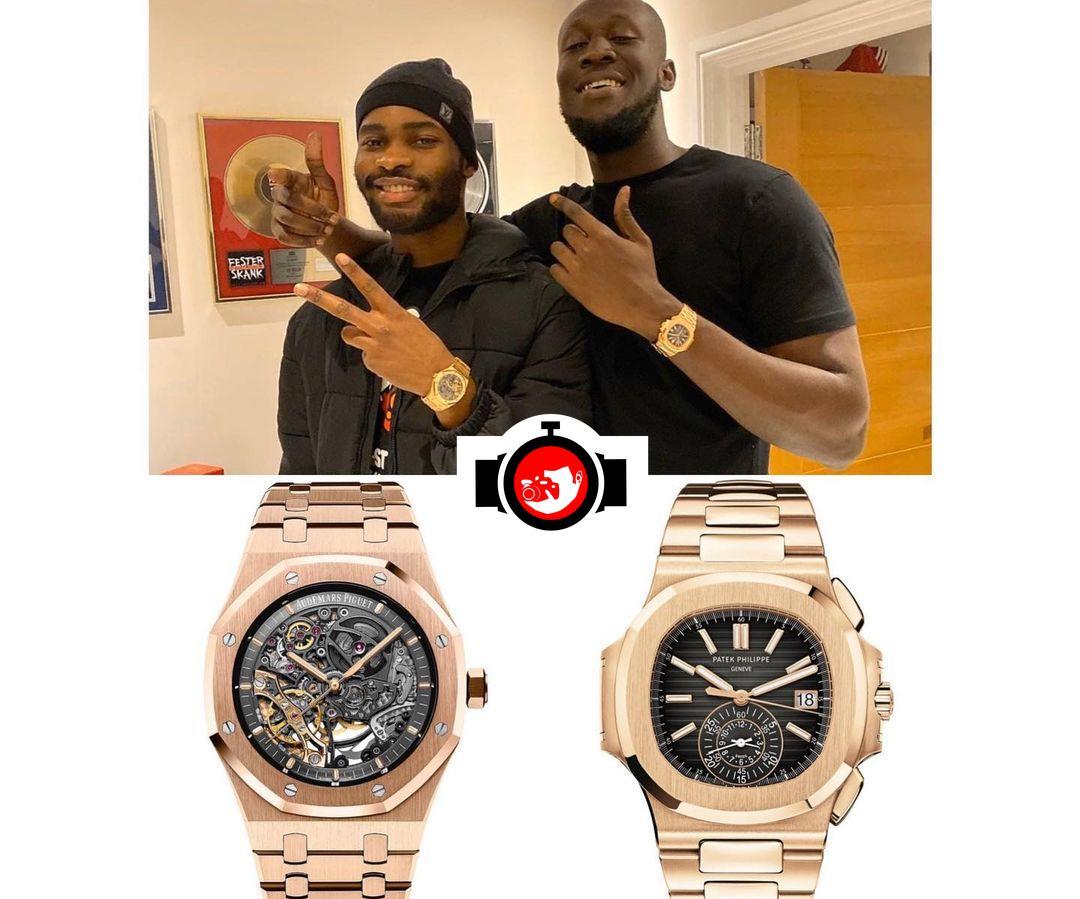 rapper Dave spotted wearing a Audemars Piguet 15407OR