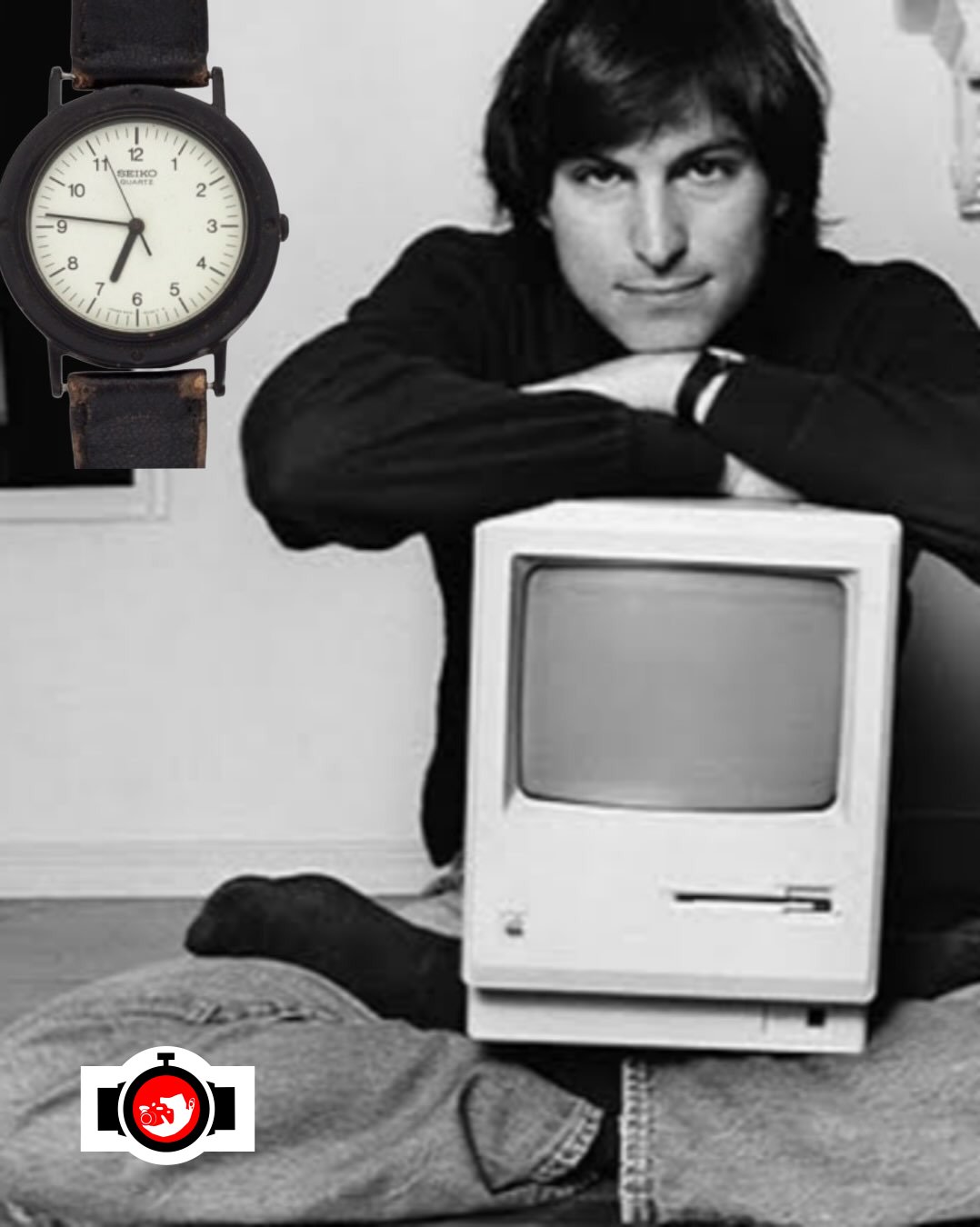 entrepreneur Steve Jobs spotted wearing a Seiko 6431-6030