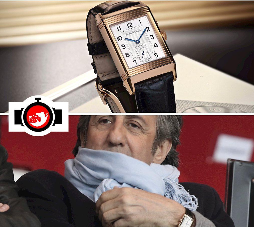 actor Richard Anconina spotted wearing a Jaeger LeCoultre 