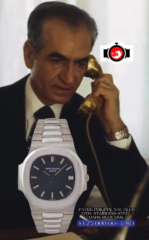 royal Mohammed Reza Pahlavi spotted wearing a Patek Philippe 3700