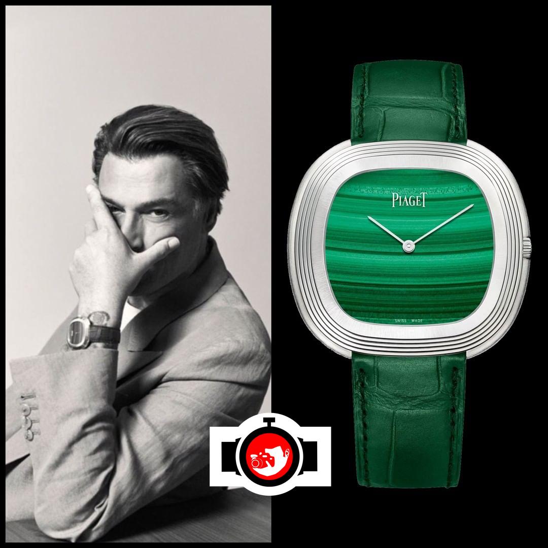 business man Piero Piazzi spotted wearing a Piaget G0A43238