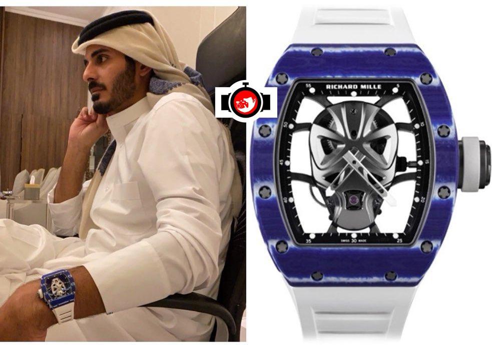 royal Khalifa Bin Hamad spotted wearing a Richard Mille RM52-06