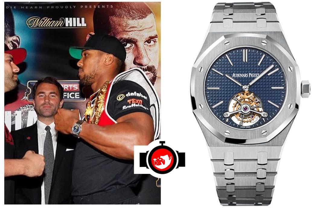boxer Anthony Joshua spotted wearing a Audemars Piguet 26510ST