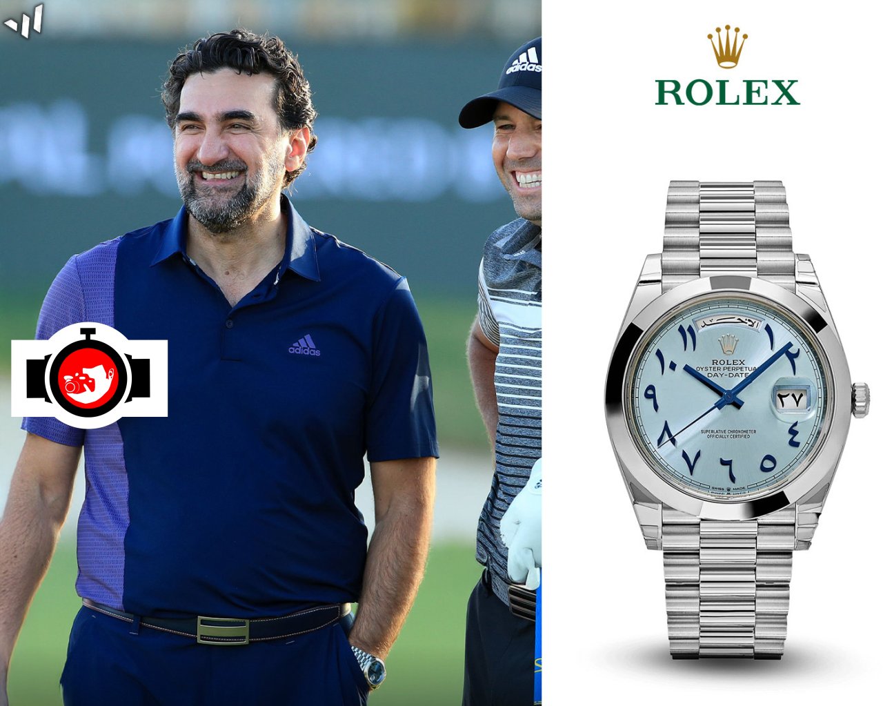 Yasir Al-Rumayyan Spotted Wearing Rolex Day-Date 36 in White Gold