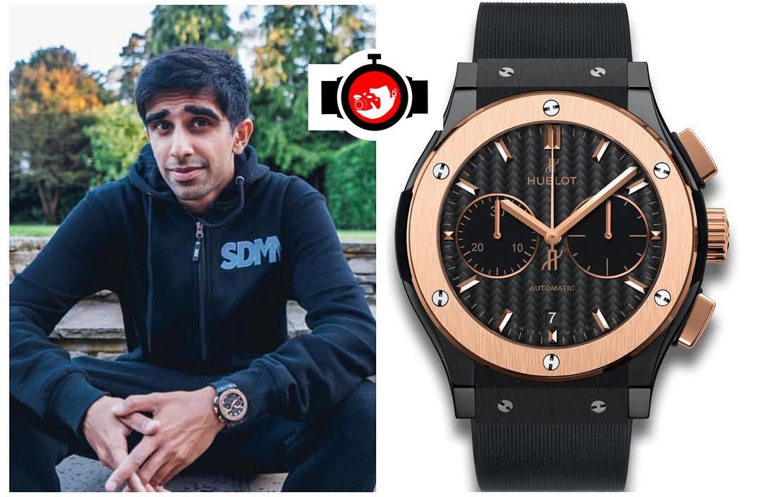 youtuber Vikkstar123 spotted wearing a Hublot 541.CO.1780.RX