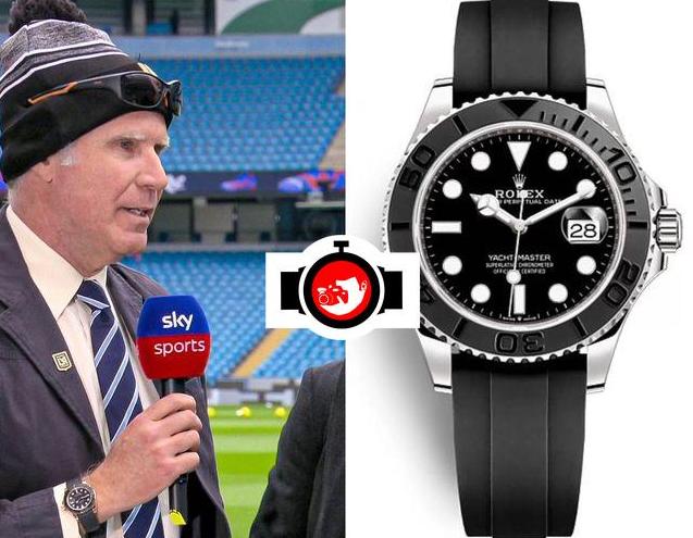 actor Will Ferrell spotted wearing a Rolex 226659