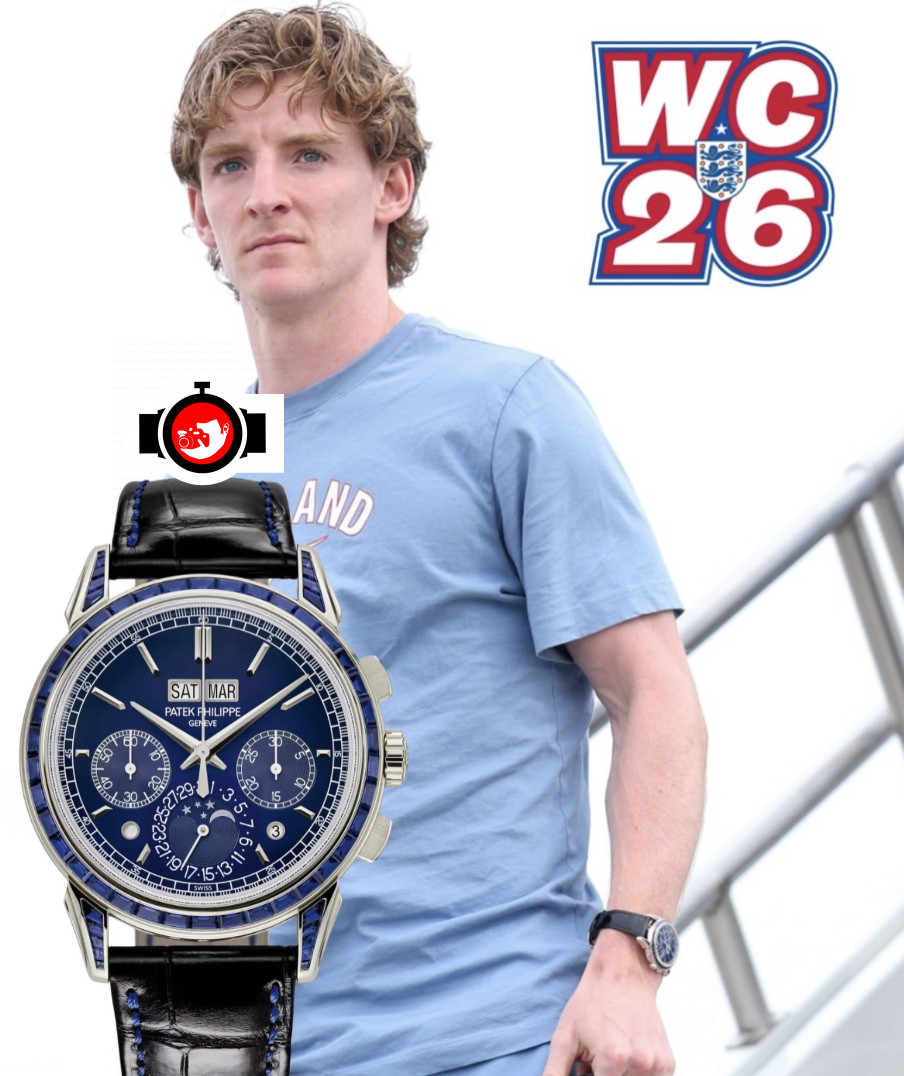 footballer Anthony Gordon spotted wearing a Patek Philippe 5271/11P-001