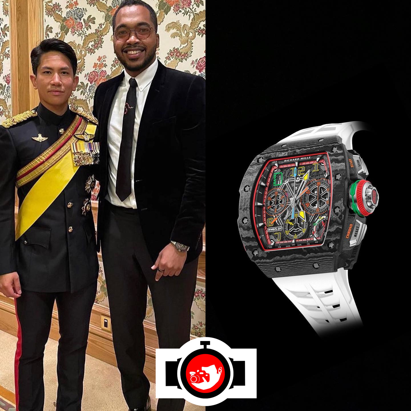 business man Oweis Zahran spotted wearing a Richard Mille RM 65-01