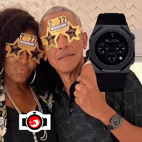politician Barack Obama spotted wearing a Teleport 