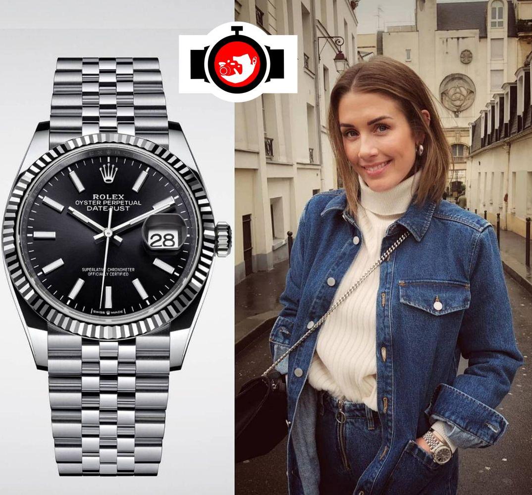 singer Tone Damli Aaberge spotted wearing a Rolex 