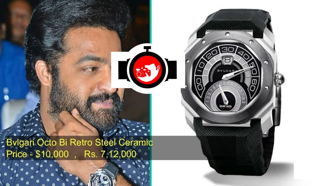 actor Jr NTR spotted wearing a Bulgari 