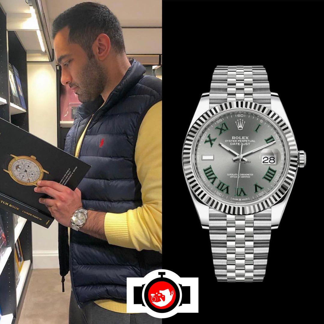influencer Waleed Al Saqabi spotted wearing a Rolex 