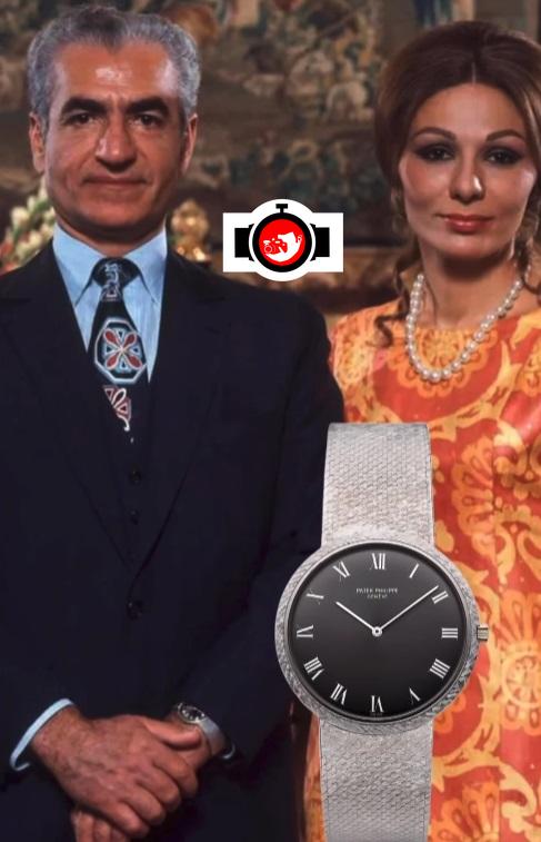 royal Mohammed Reza Pahlavi spotted wearing a Patek Philippe 3520/12