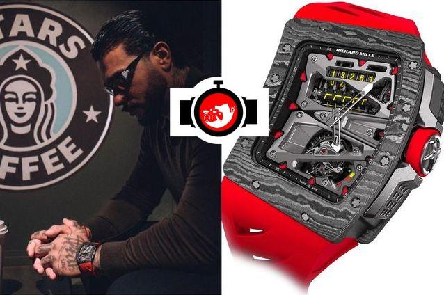 rapper Timati spotted wearing a Richard Mille RM 70-01
