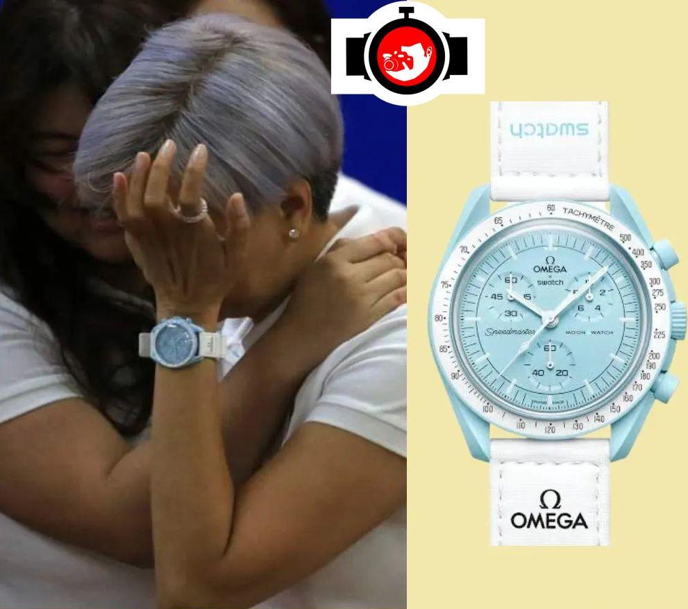 politician Honey Lacuna spotted wearing a Swatch 