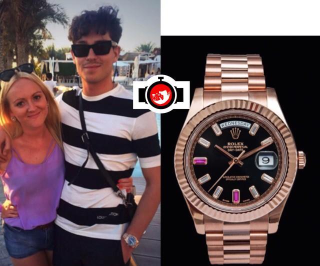 actor Joey Essex spotted wearing a Rolex 218235