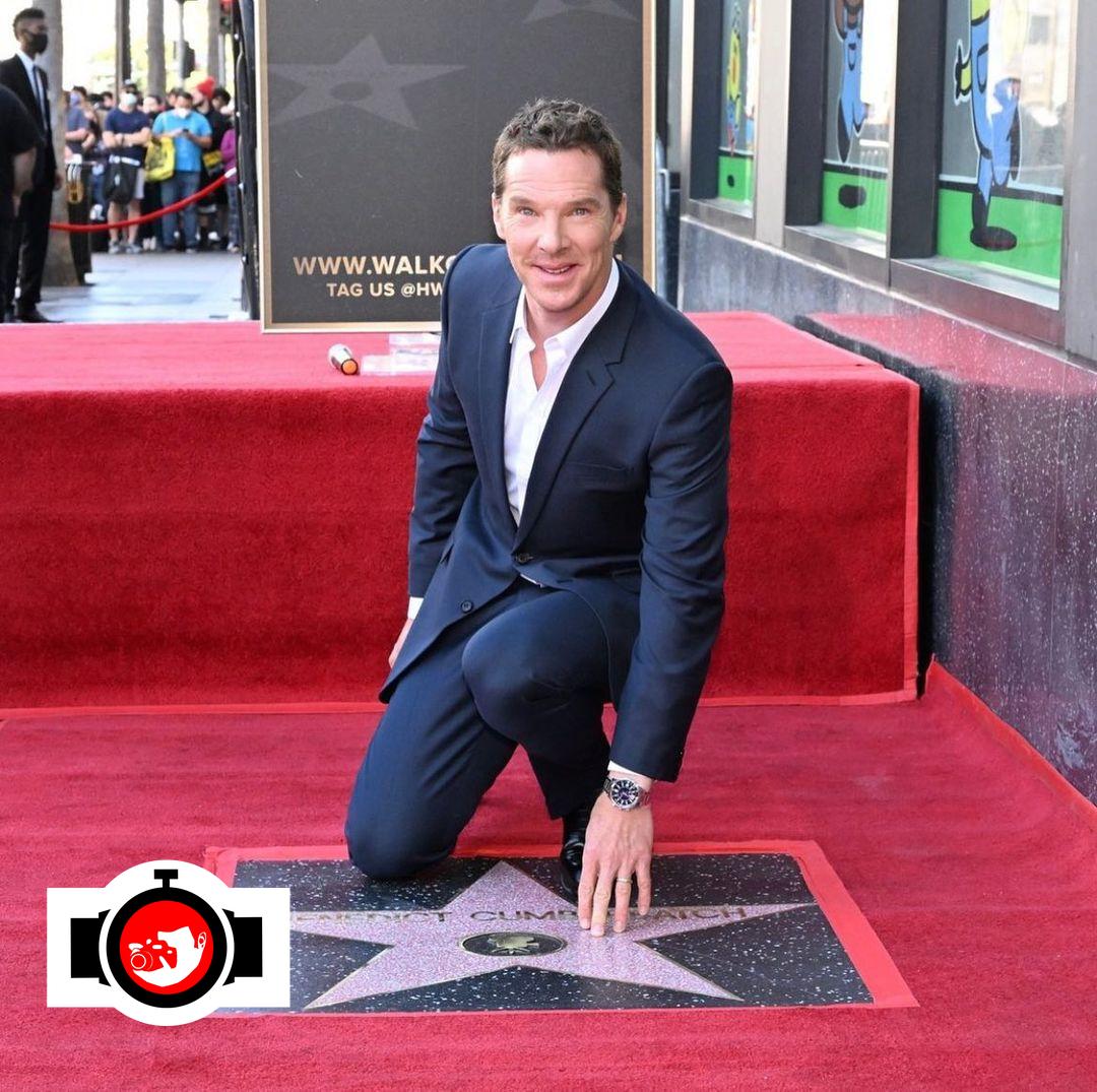 actor Benedict Cumberbatch spotted wearing a Jaeger LeCoultre 