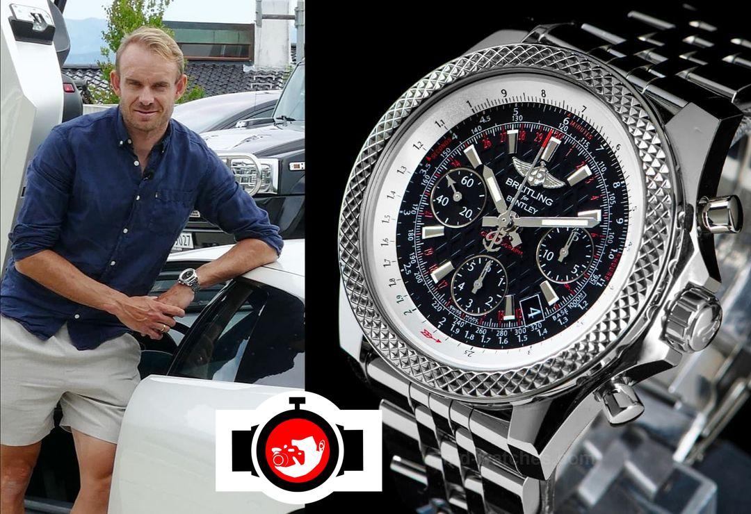 athlete Alexander Kristoff spotted wearing a Breitling 