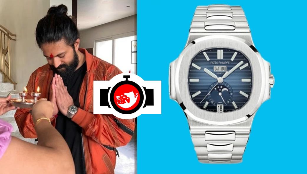 actor Yash spotted wearing a Patek Philippe 5726/1A