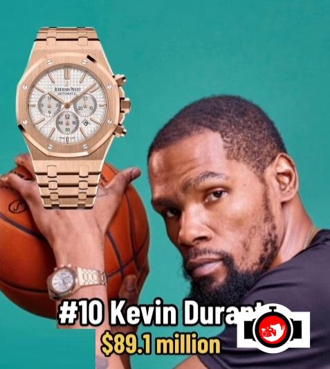 Kevin Durant's Classic Style Shines with the Rose Gold Audemars Piguet Royal Oak