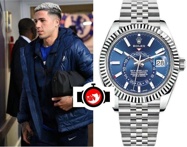 footballer Enzo Fernández spotted wearing a Rolex 326934