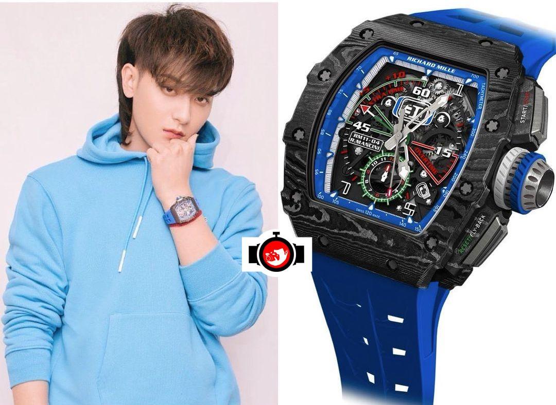 rapper Huang Zitao spotted wearing a Richard Mille RM11-04