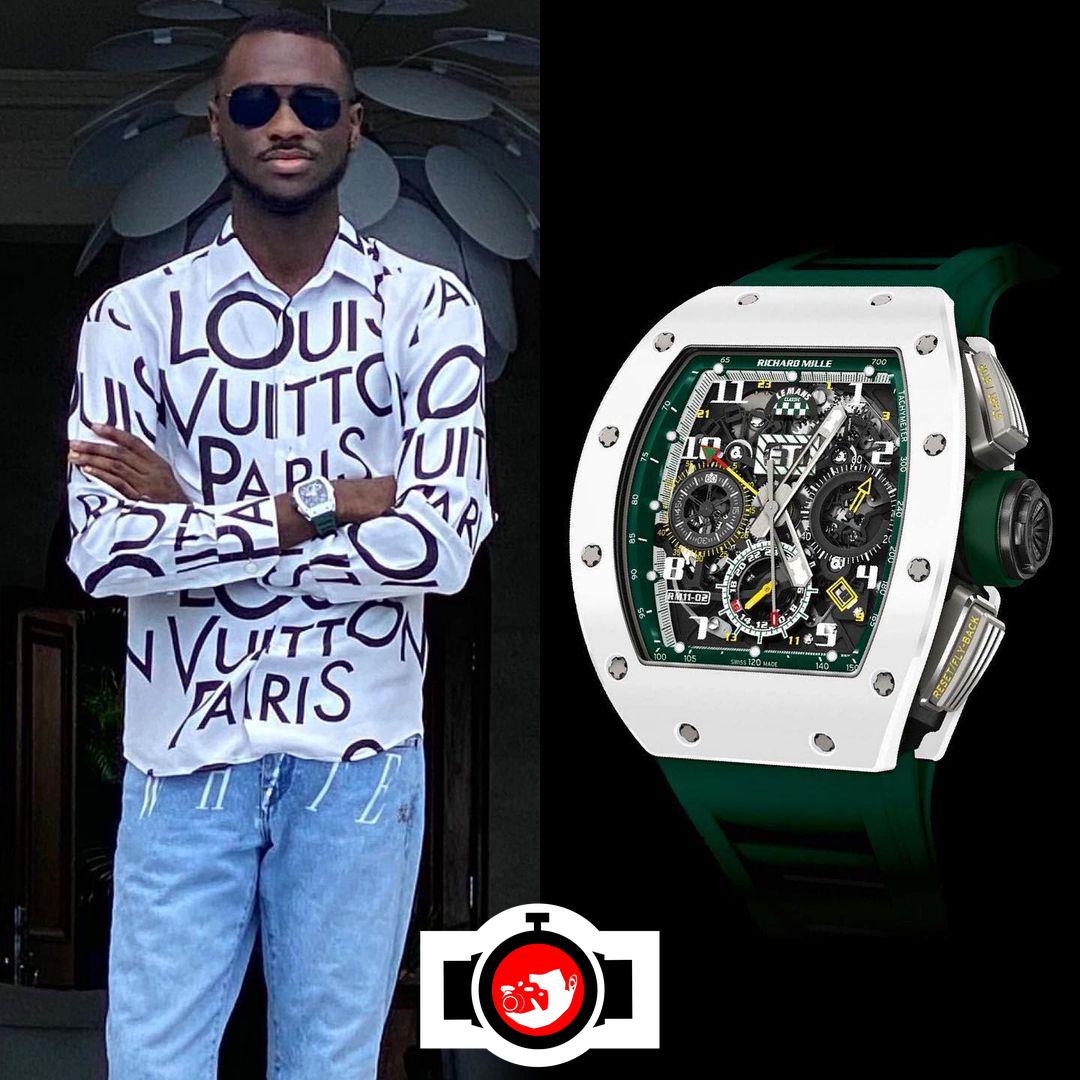 business man Danny Oyekan spotted wearing a Richard Mille RM11-02