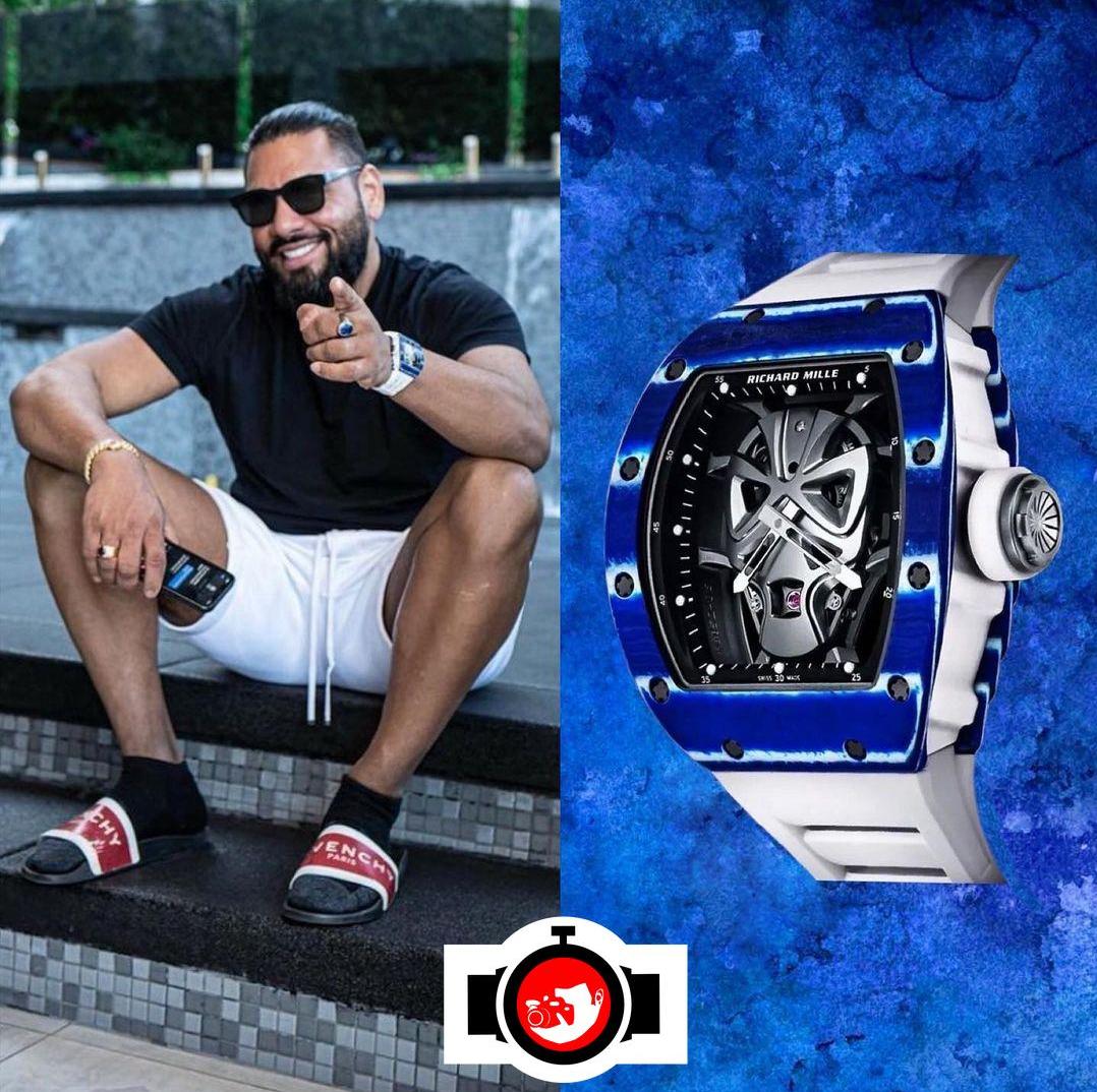 business man Jas Mathur spotted wearing a Richard Mille RM 52-06