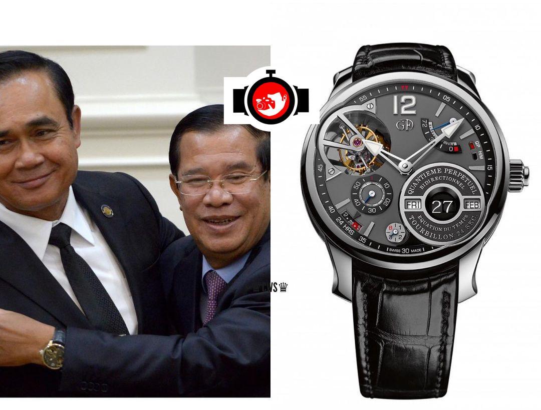 politician Hun Sen spotted wearing a Greubel Forsey 
