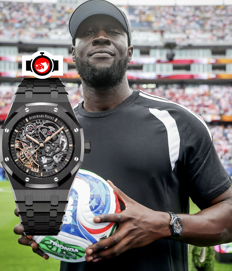 rapper Stormzy spotted wearing a Audemars Piguet 15416CE