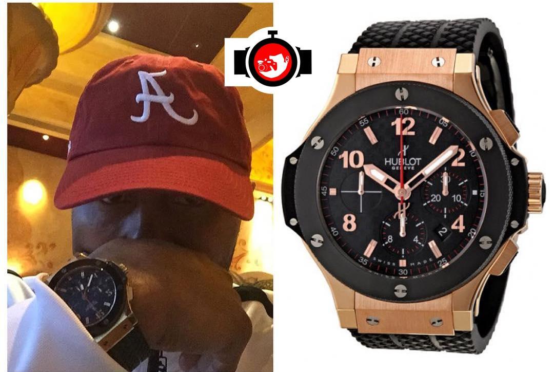 basketball player Mo Williams spotted wearing a Hublot 301.PB.131.RX