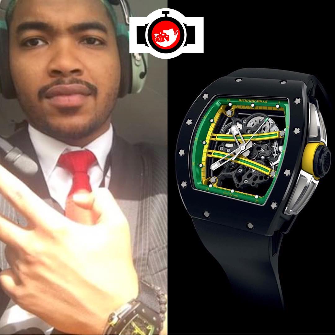 business man Oweis Zahran spotted wearing a Richard Mille RM61-01
