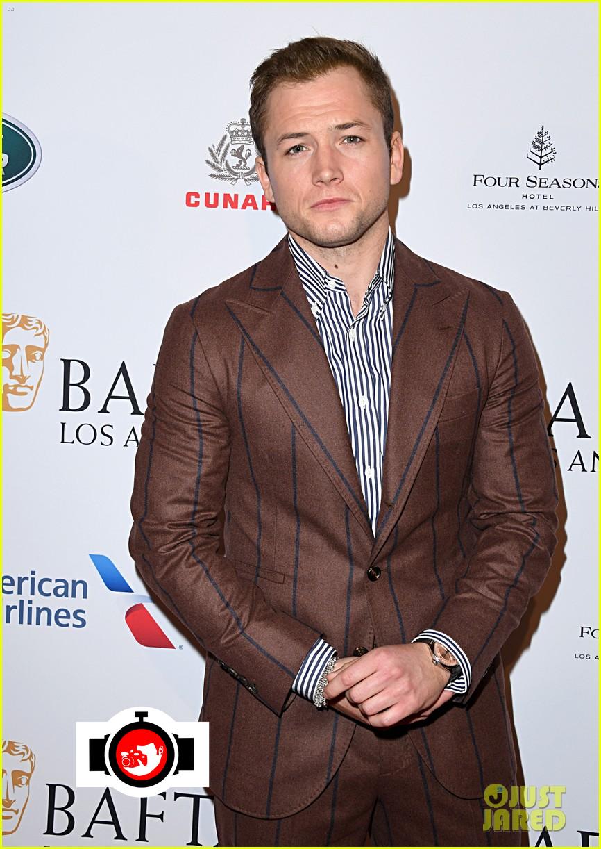 Taron Egerton's Fine Taste in Watches: Montblanc Heritage Automatic with Salmon-Coloured Dial