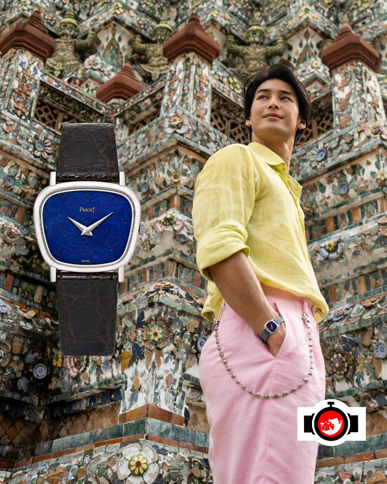 actor Nattawin Wattanagitiphat spotted wearing a Piaget 9465