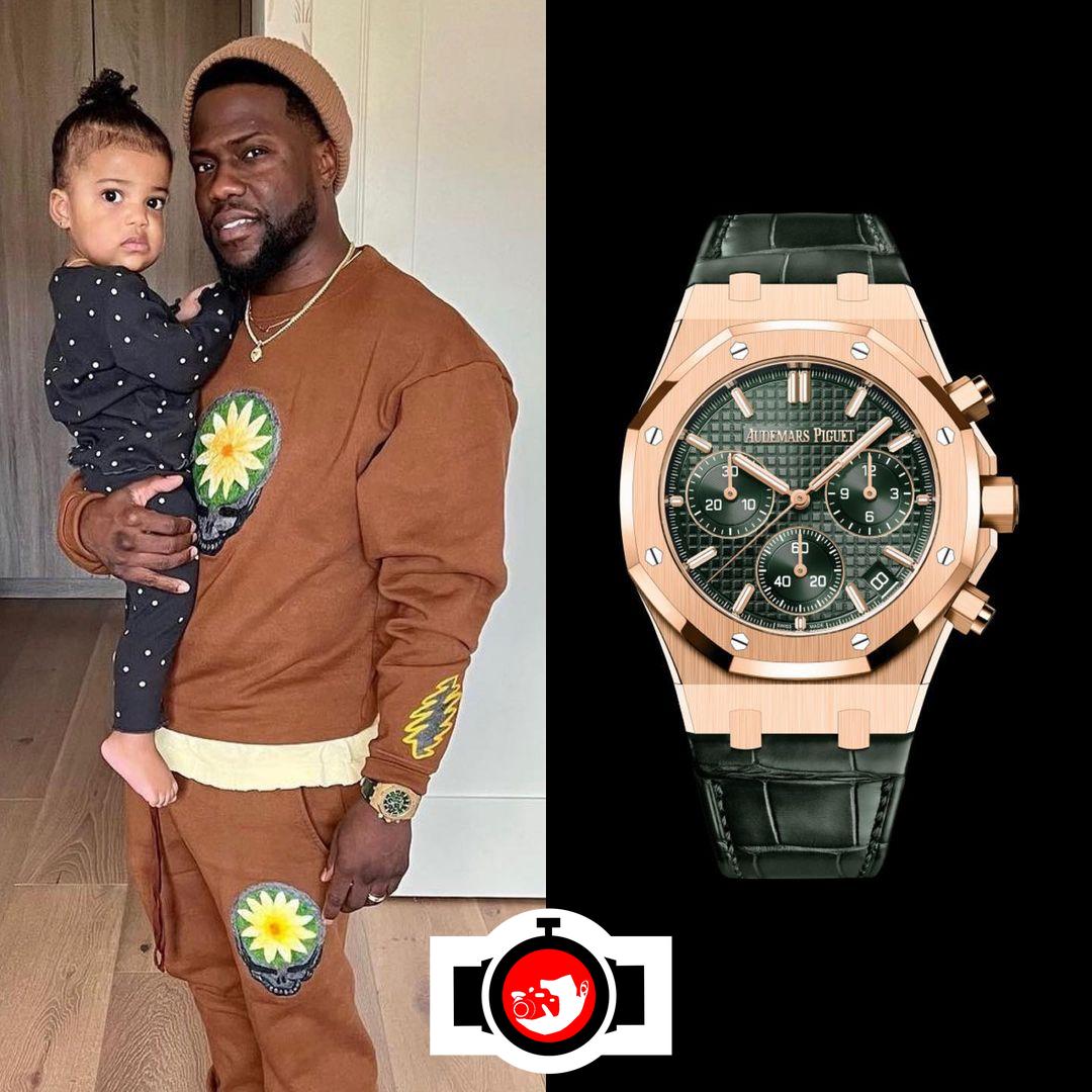 comedian Kevin Hart spotted wearing a Audemars Piguet 26240OR