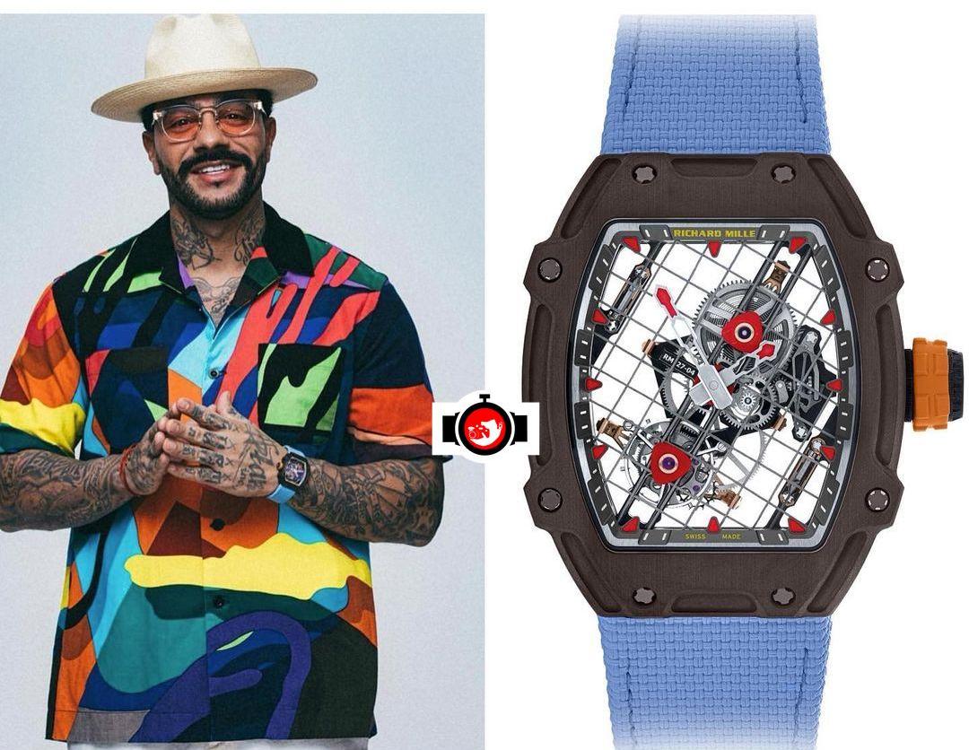 rapper Timati spotted wearing a Richard Mille RM27-04