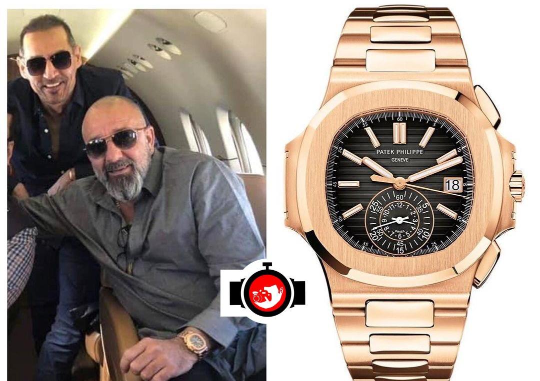 actor Sanjay Dutt spotted wearing a Patek Philippe 5980R
