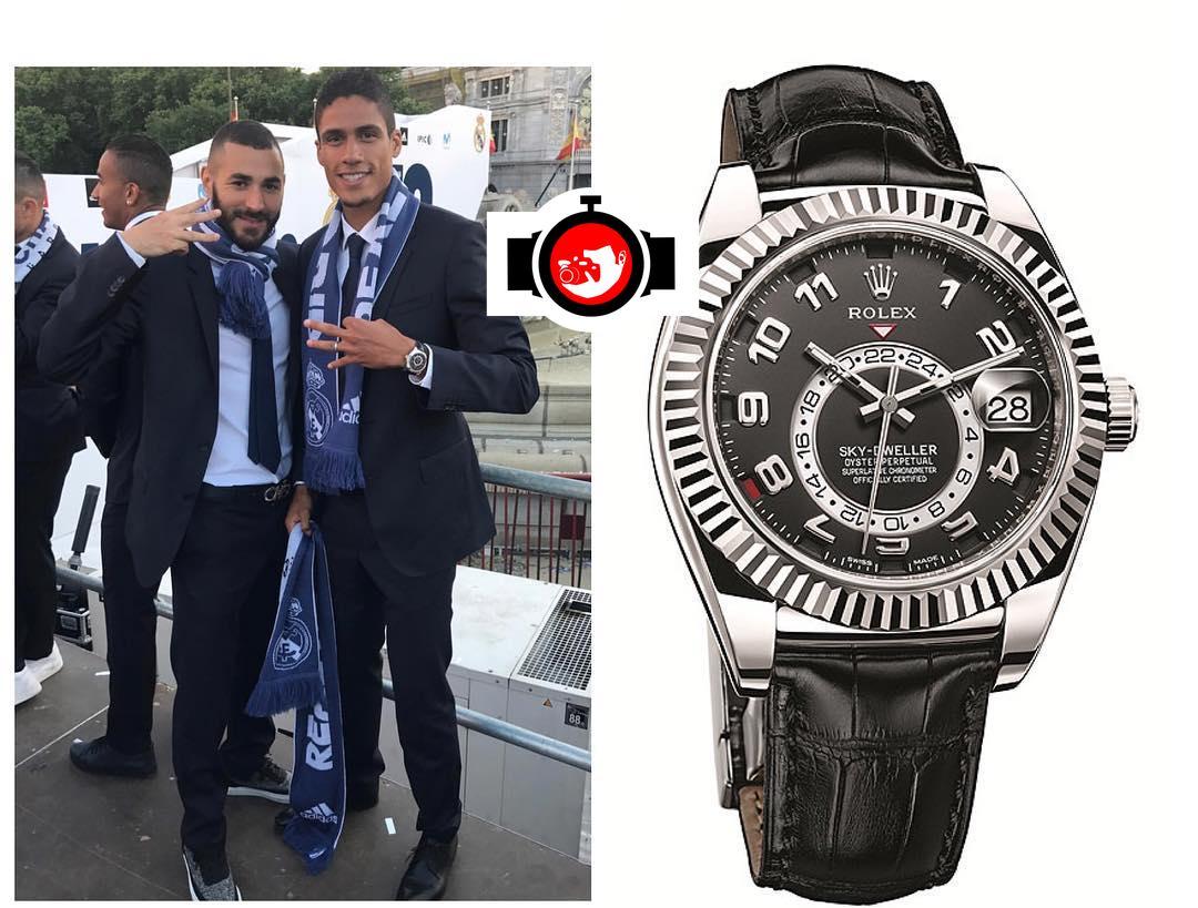 footballer Raphael Varane spotted wearing a Rolex 326139