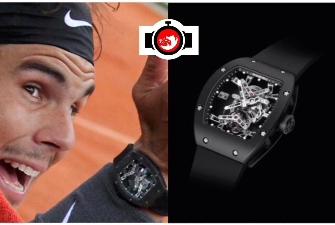tennis player Rafael Nadal spotted wearing a Richard Mille RM27